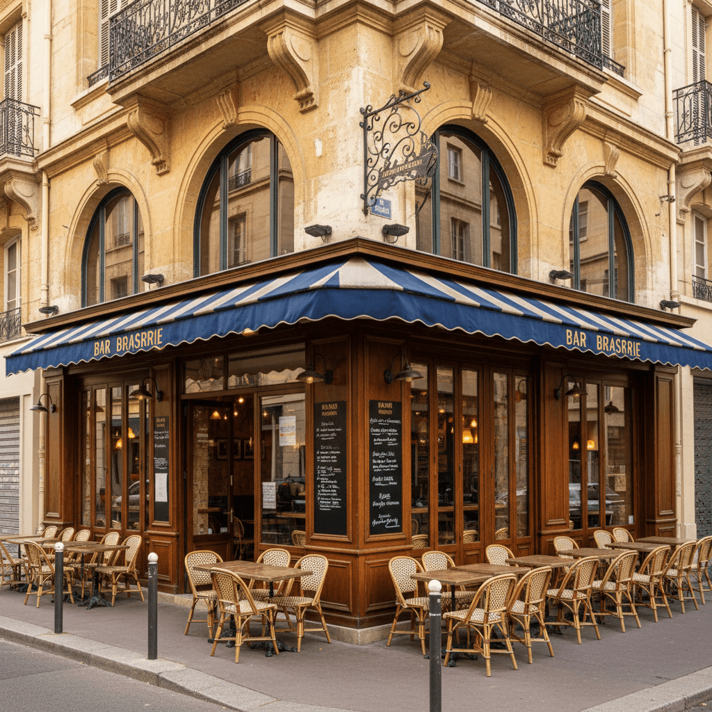 Bar-brasserie 134m² à Marseille : terrasse - licence IV