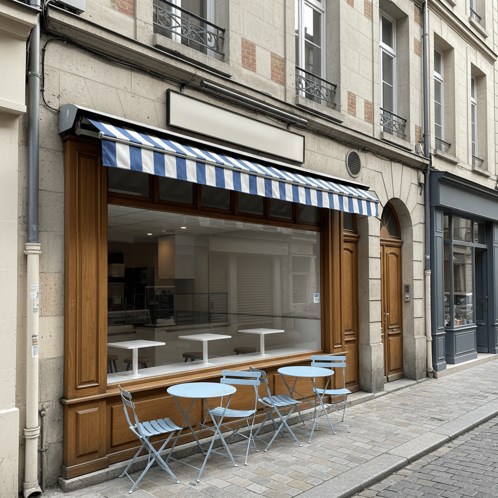 Snack 80m² à Lille : terrasse - extraction - Image 1