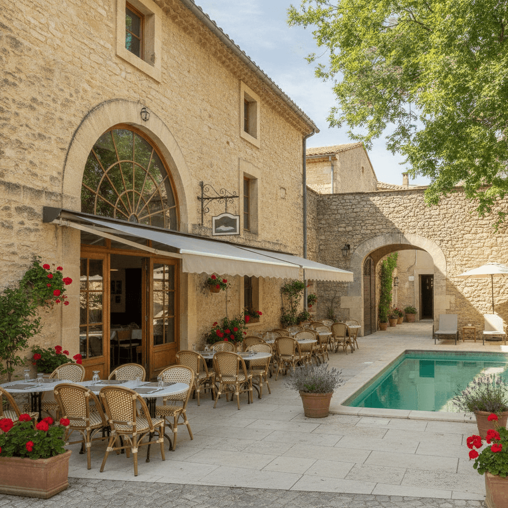 Restaurant à Nîmes : terrasse - licence IV - Image 1
