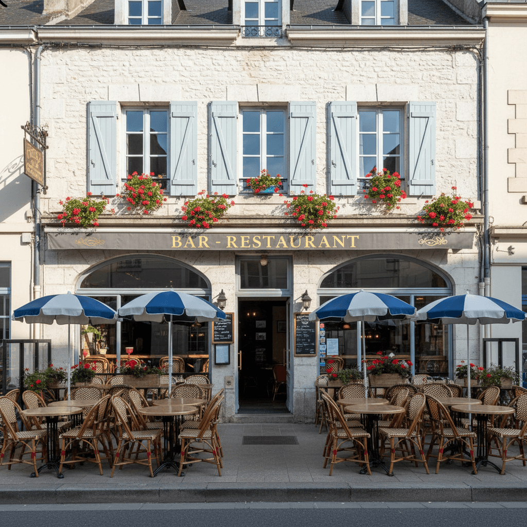 Restaurant à La Rochelle : terrasse - licence IV - Image 1