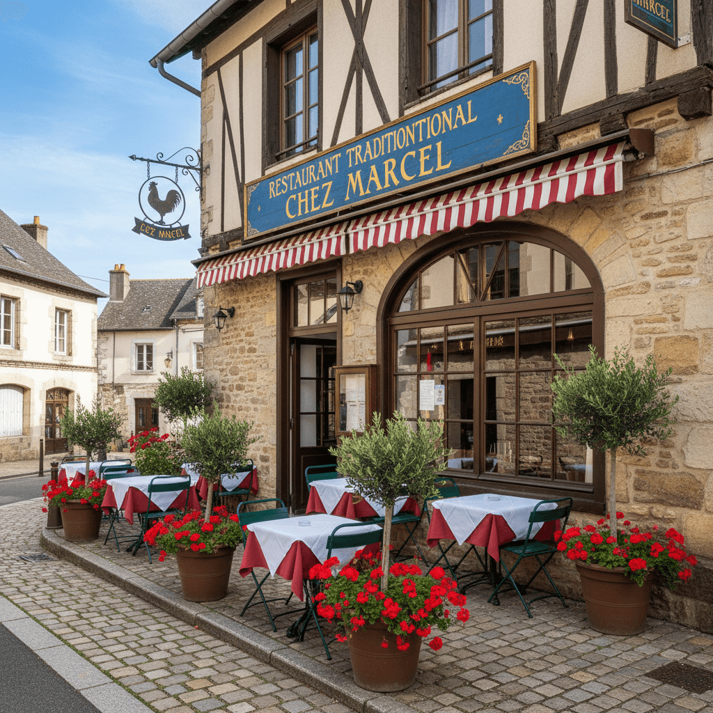 Restaurant 50m² à Troche : terrasse - licence IV - Image 1