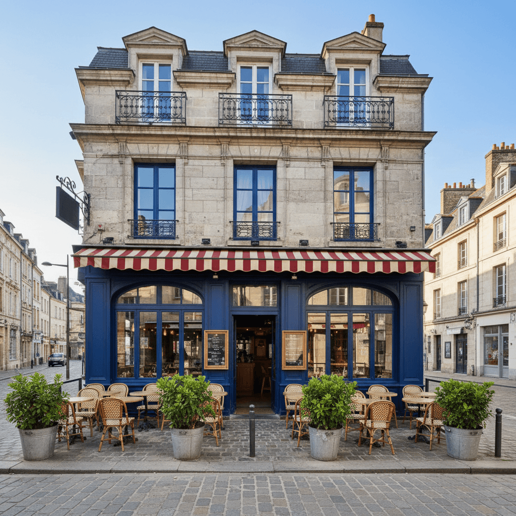 Bar-brasserie à Caen : terrasse - Image 1