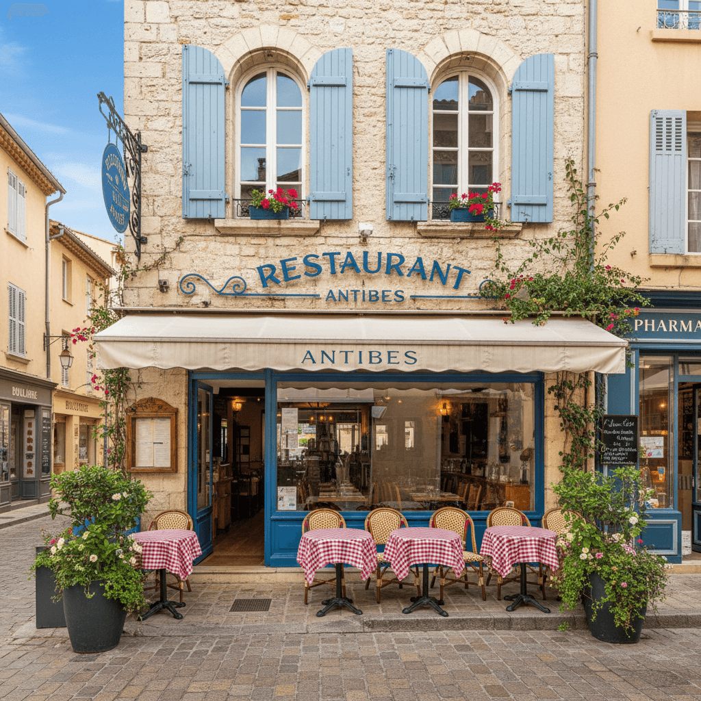 Restaurant 85m² à Antibes : terrasse - licence IV - Image 1