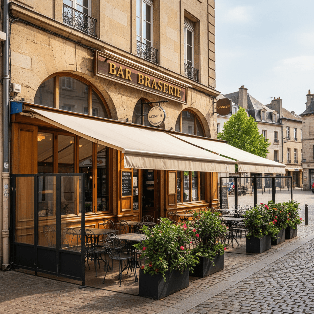 Bar-brasserie à Évreux : terrasse - licence IV - Image 1