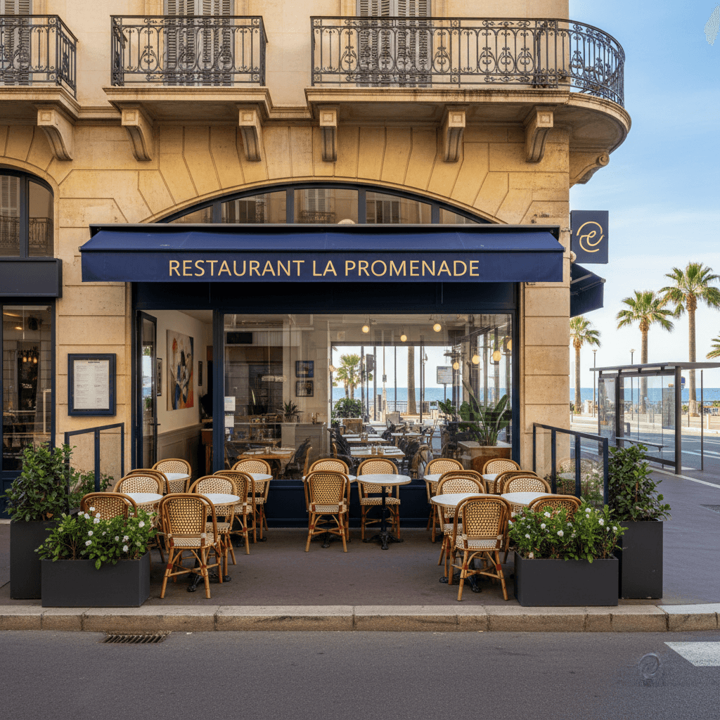 Superbe restaurant avec vue mer à Nice Ouest