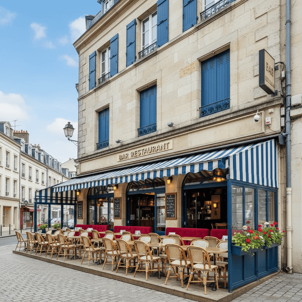 Bar-brasserie 200m² à Nantes : terrasse - licence IV - Image 1
