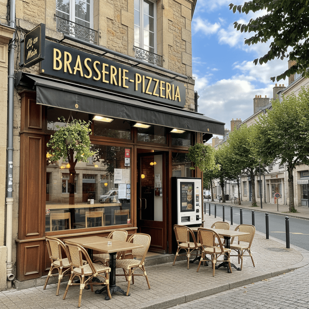 Bar-brasserie à La Roche-Sur-Yon : terrasse - licence IV - Image 1