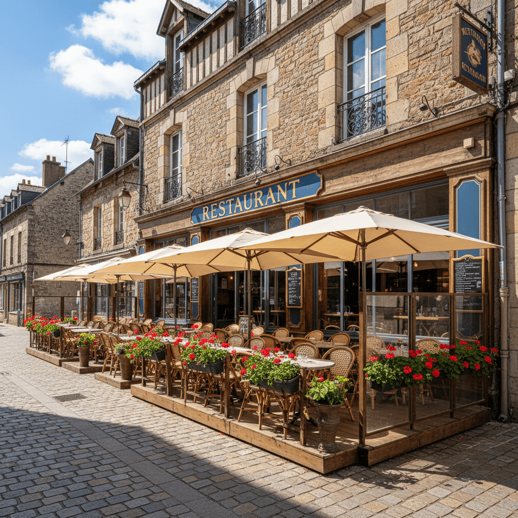 Restaurant à Guéret : terrasse - licence IV - Image 1