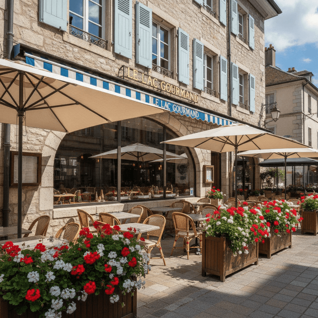 Restaurant 200m² à Annecy : terrasse - extraction - Image 1