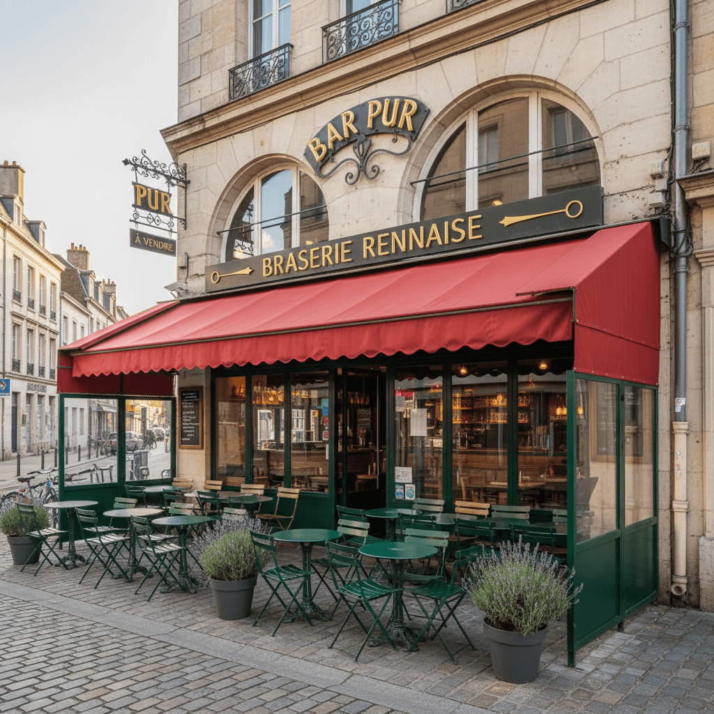 Bar-brasserie à Rennes : terrasse - licence IV