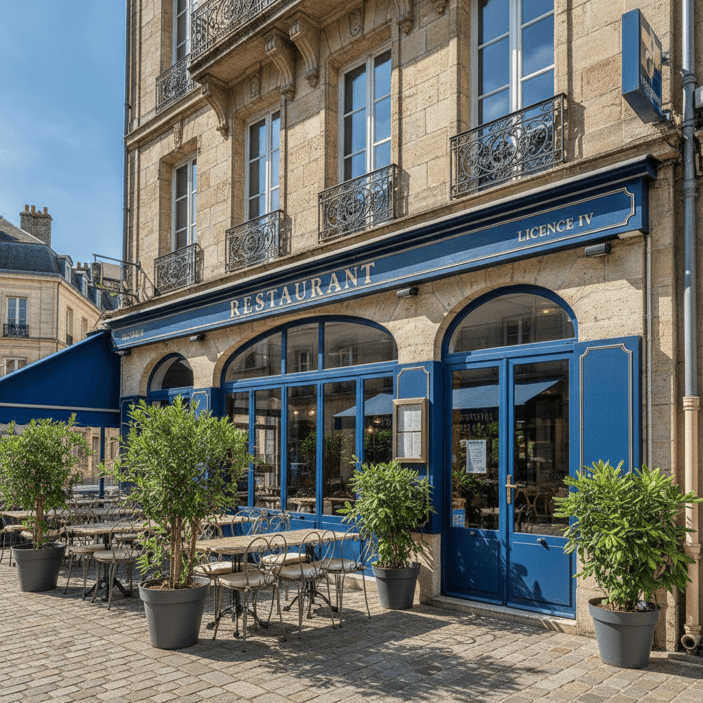 Restaurant à Tours : terrasse - licence IV - Image 1