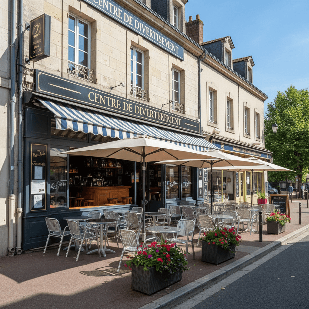 Bar-brasserie 1850m² à Marzy : terrasse - licence IV - Image 1