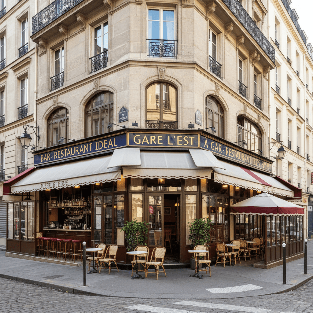 Bar-Restaurant idéal à Gare de l'Est, Paris