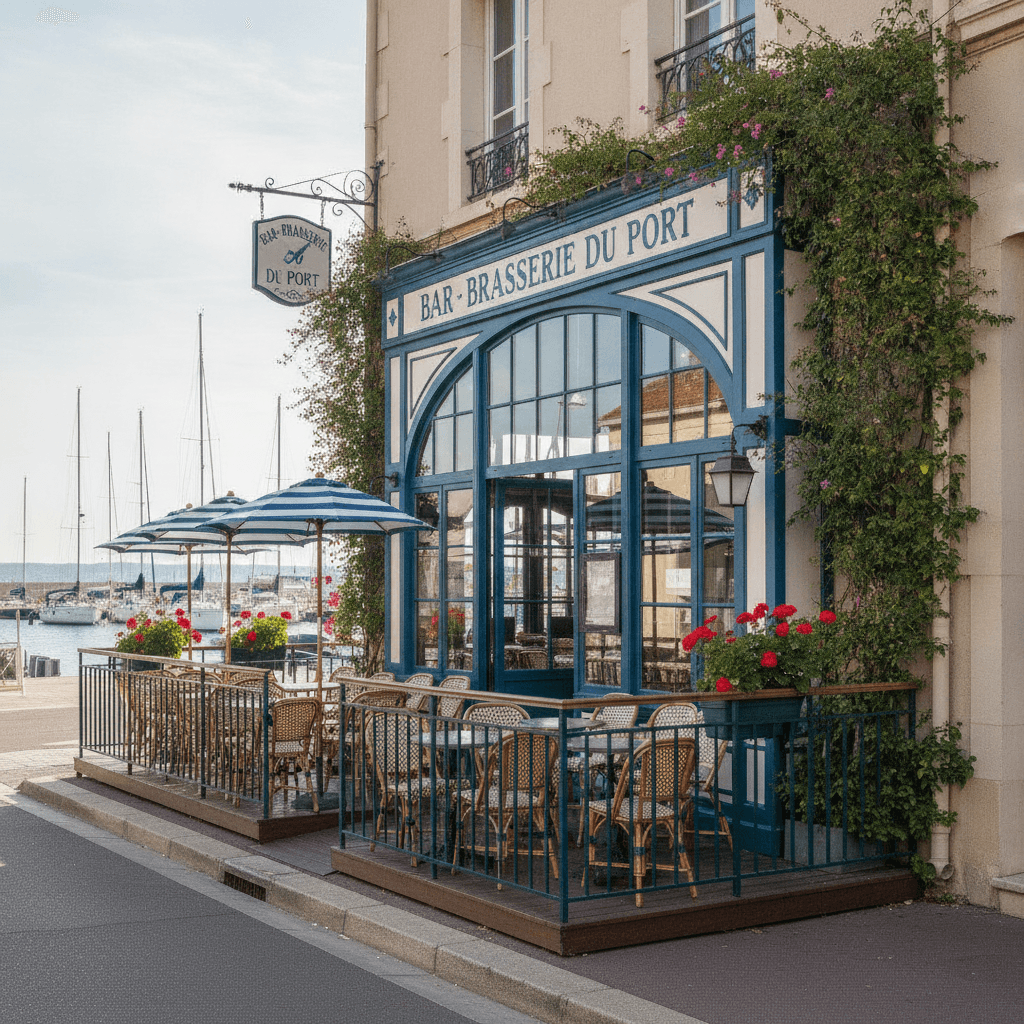 Bar-brasserie 200m² à Toulon : terrasse - licence IV