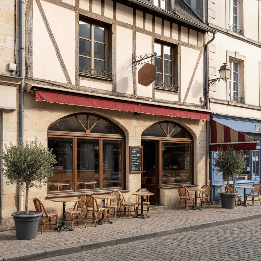 Restaurant 105m² à Angers : terrasse - licence IV - Image 1