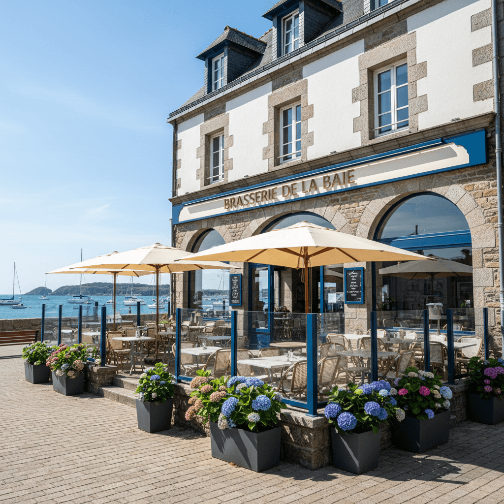 Bar-brasserie à Roscoff : terrasse - licence IV - Image 1