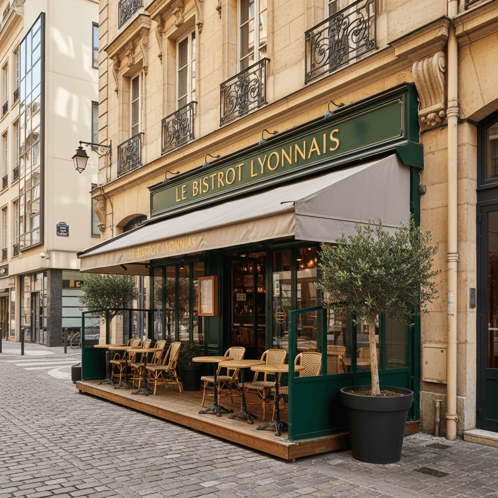 Restaurant 160m² à Lyon : terrasse - licence IV