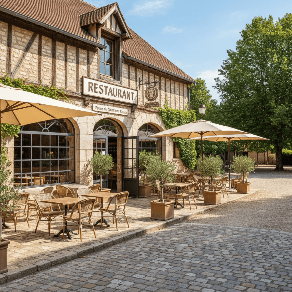 Restaurant à Bordeaux : terrasse - extraction - Image 1