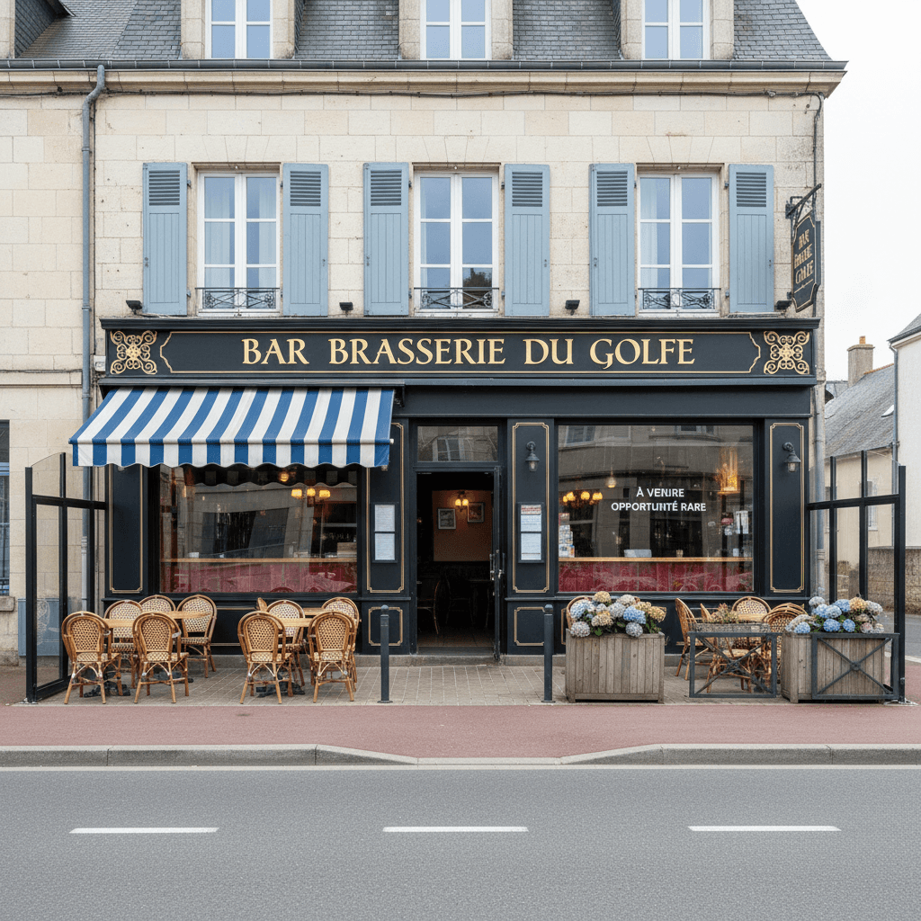 Bar-brasserie à Vannes : terrasse - licence IV - Image 1