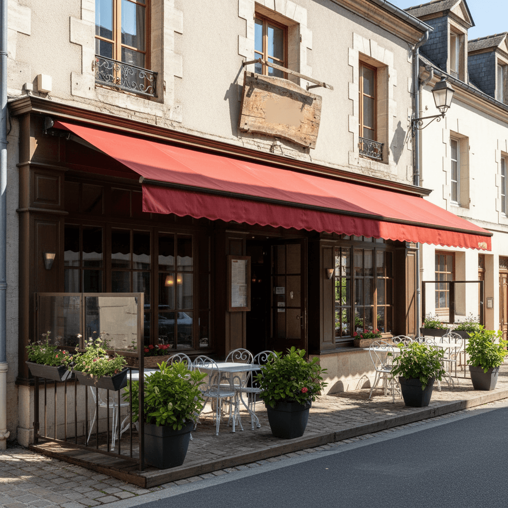 Restaurant à Abrest : terrasse - licence IV - Image 1