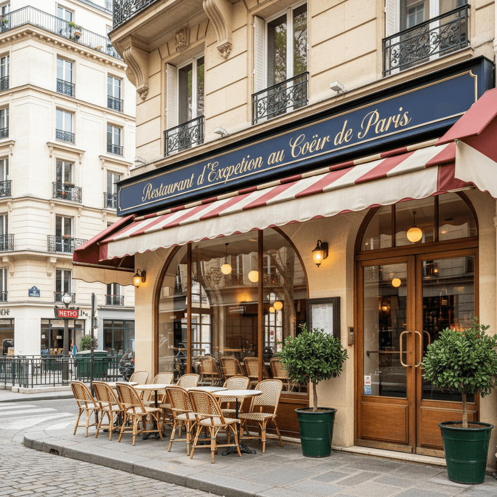 Restaurant 130 couverts à Paris : terrasse - licence IV