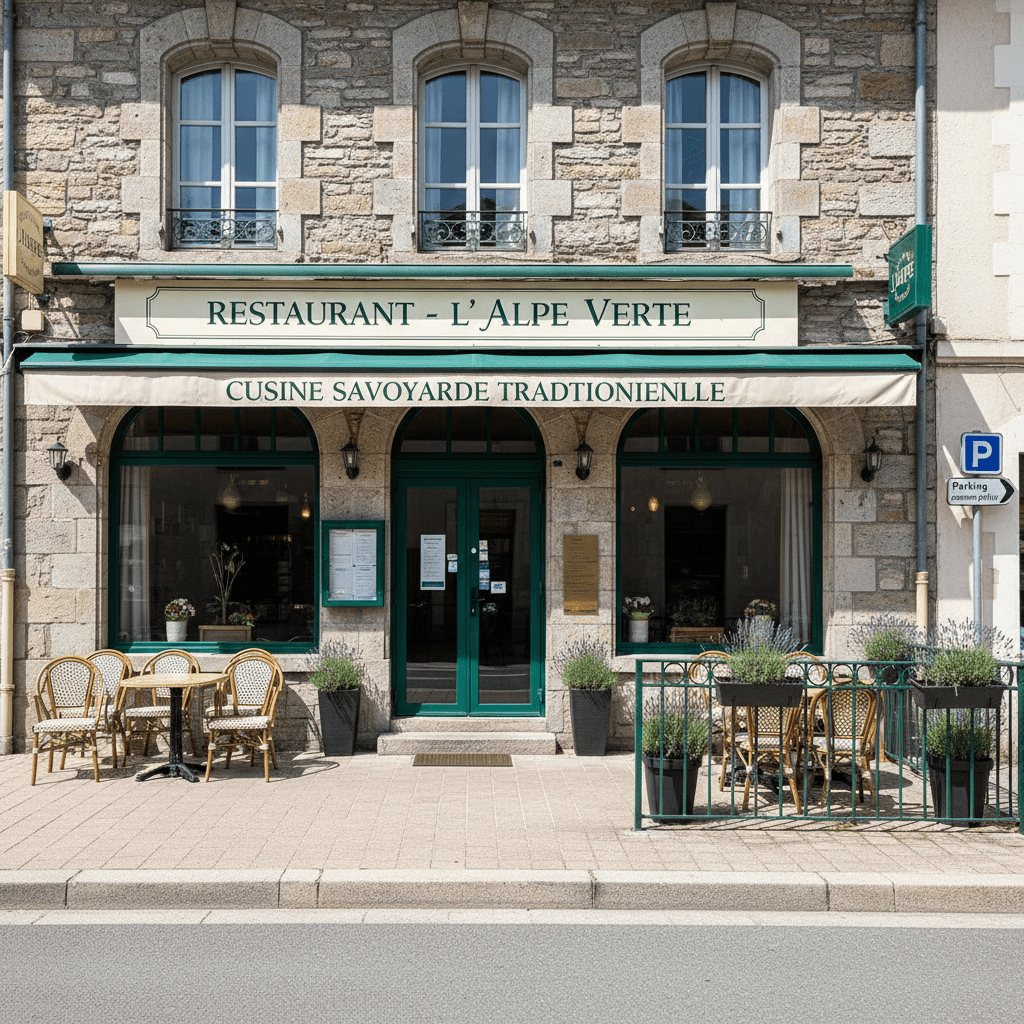 Restaurant 200m² à Sallanches : terrasse - extraction - Image 1