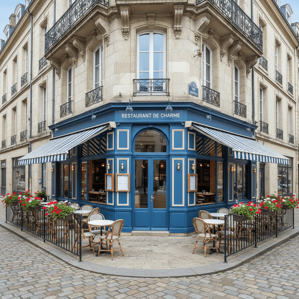 Restaurant 110m² à Nantes : terrasse - extraction - Image 1