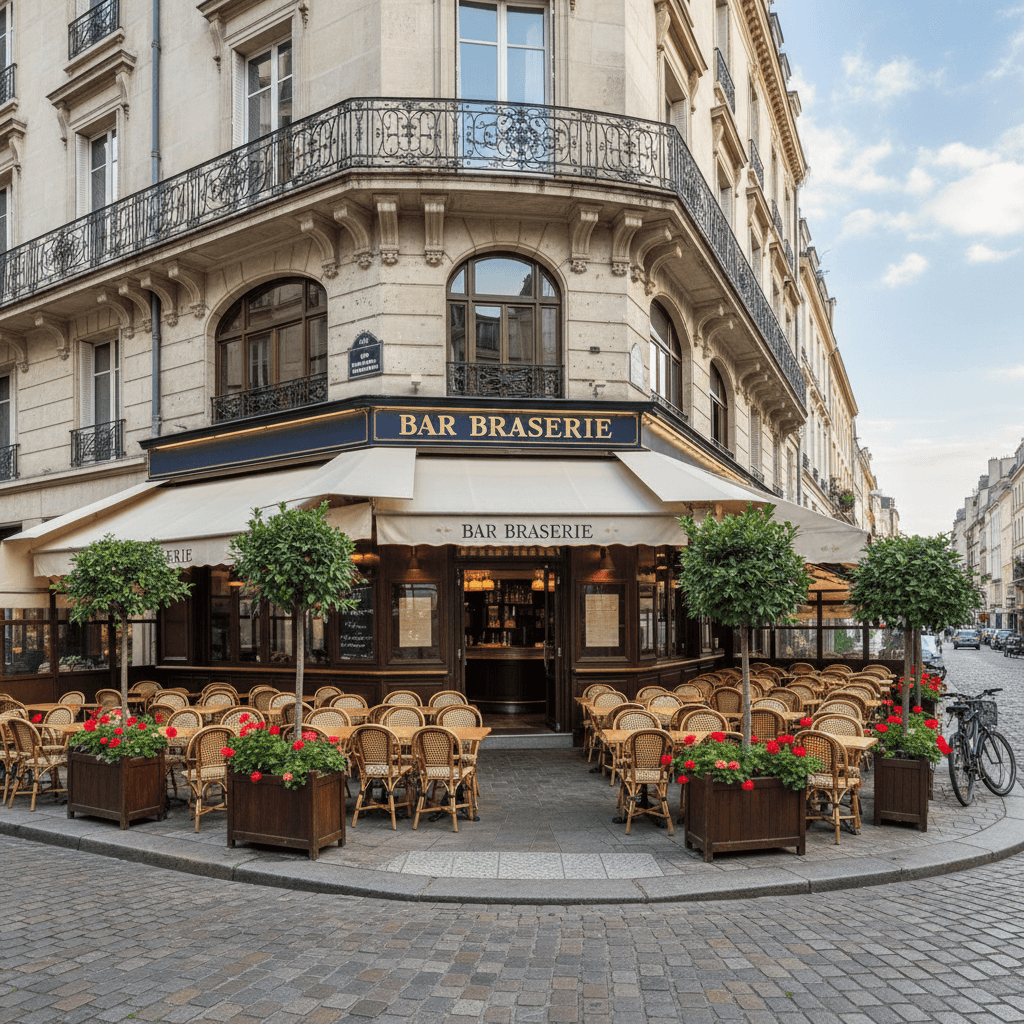 Bar-brasserie à Nantes : terrasse - licence IV - Image 1