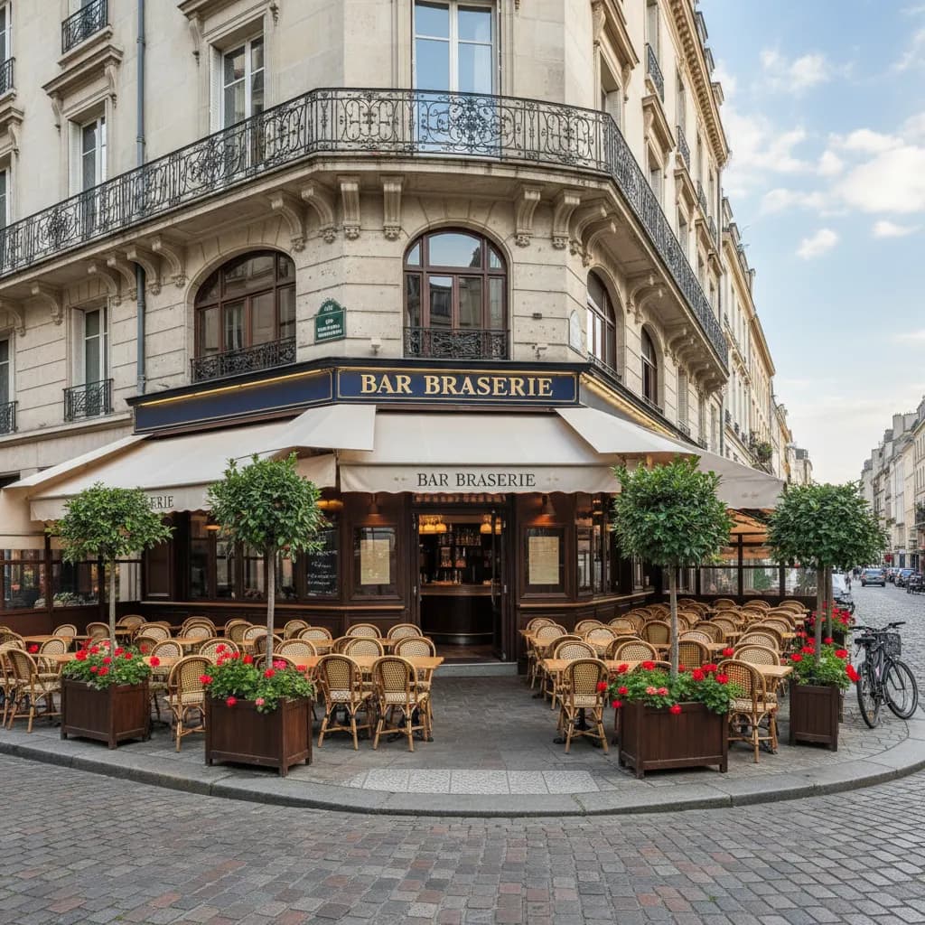 Bar-brasserie à Nantes : terrasse - licence IV - Image 1