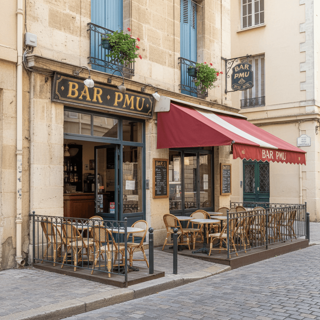 Bar-brasserie 60m² à Marseille : terrasse - licence IV