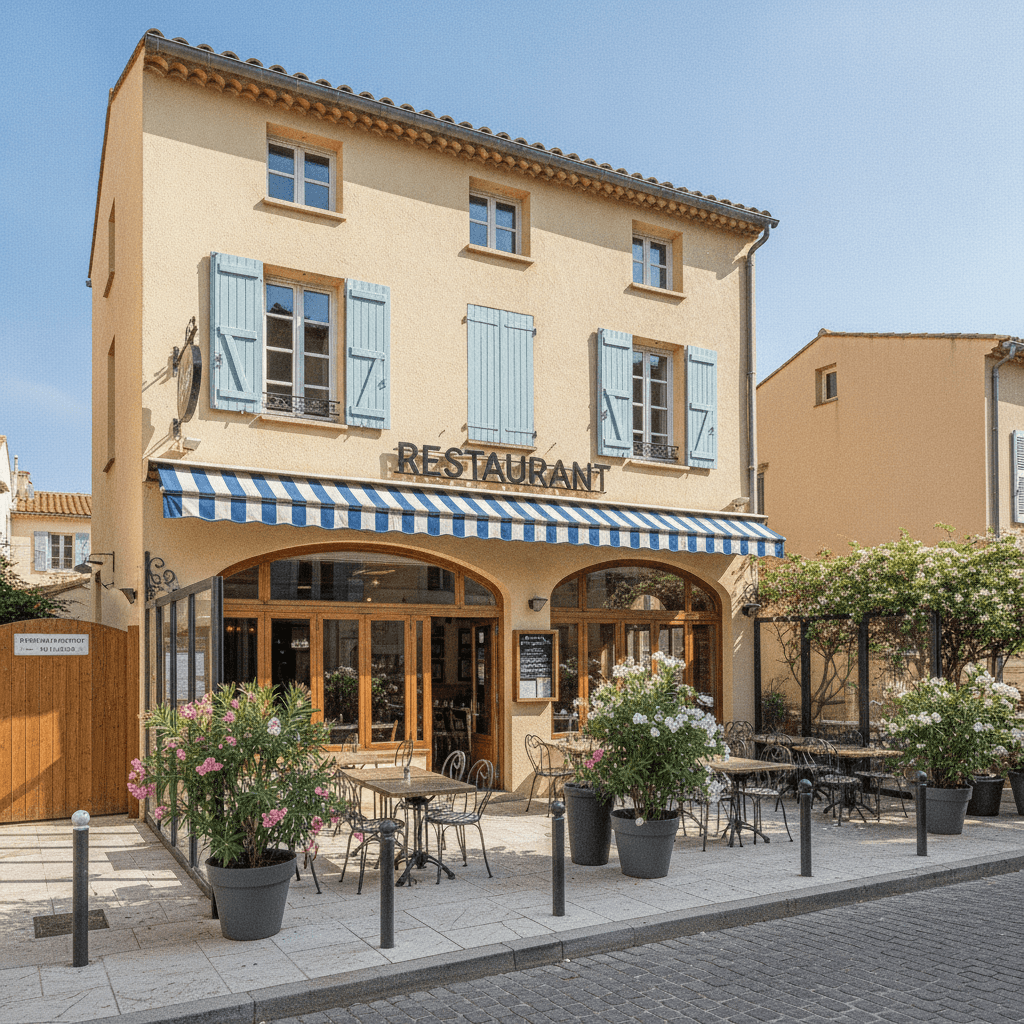 Restaurant 190m² à Saint-Tropez : terrasse - licence IV - Image 1
