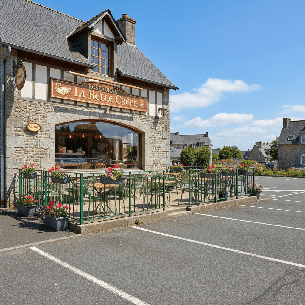 Restaurant 800m² à Auray : terrasse - licence IV - Image 1