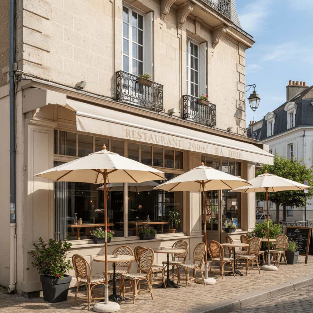 Restaurant 200m² à Deauville : terrasse - licence IV - Image 1