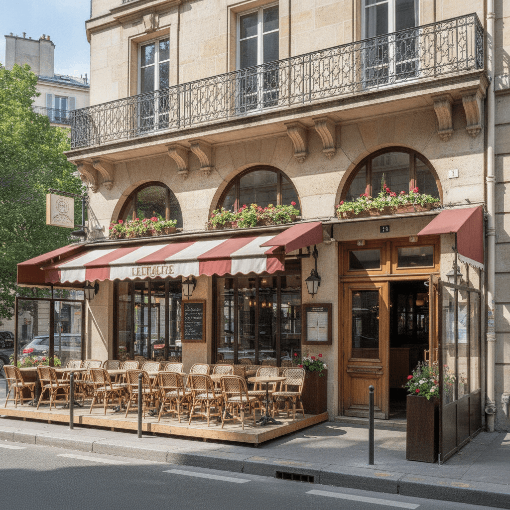 Bar 65 couverts à Paris : terrasse - licence IV