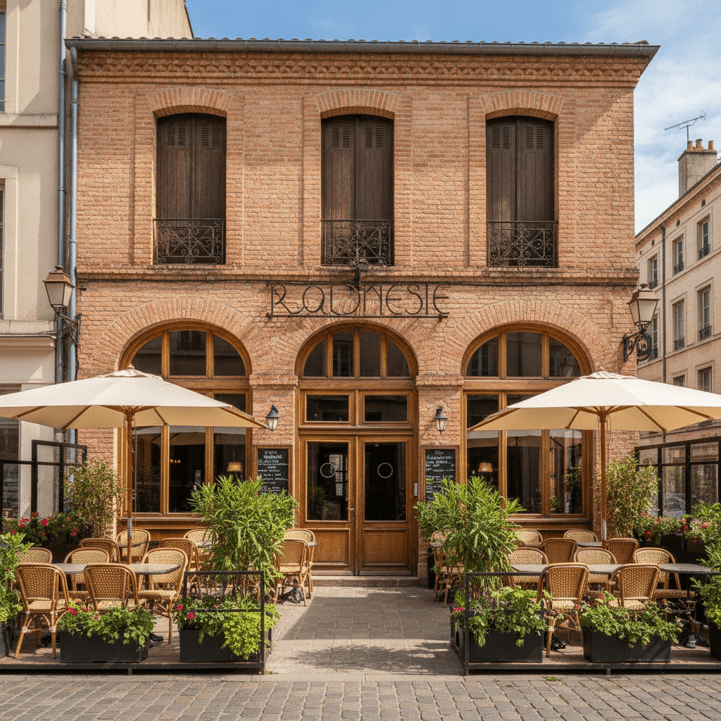 Bar-brasserie 150m² à Toulouse : terrasse - licence IV