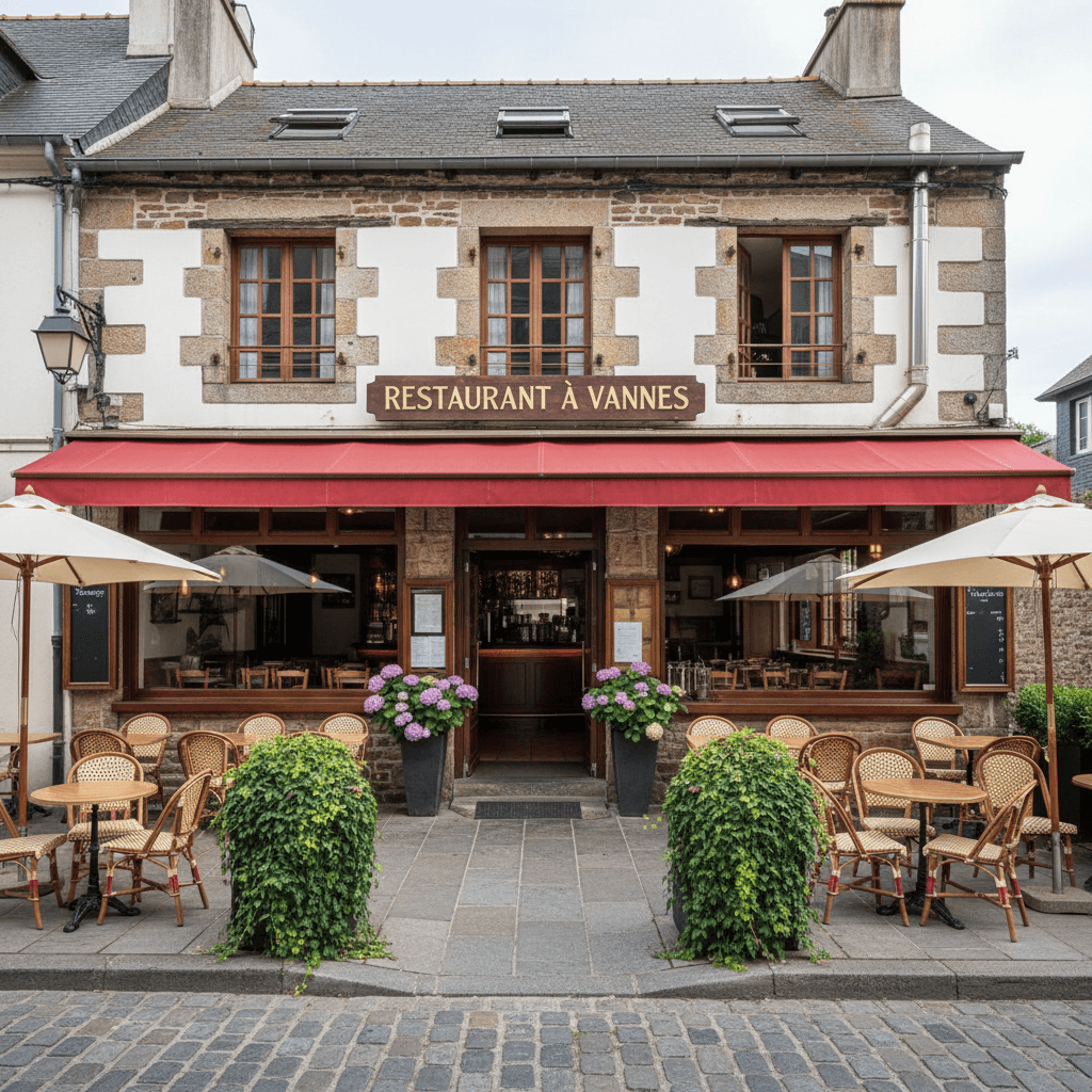 Restaurant à Vannes : terrasse - extraction
