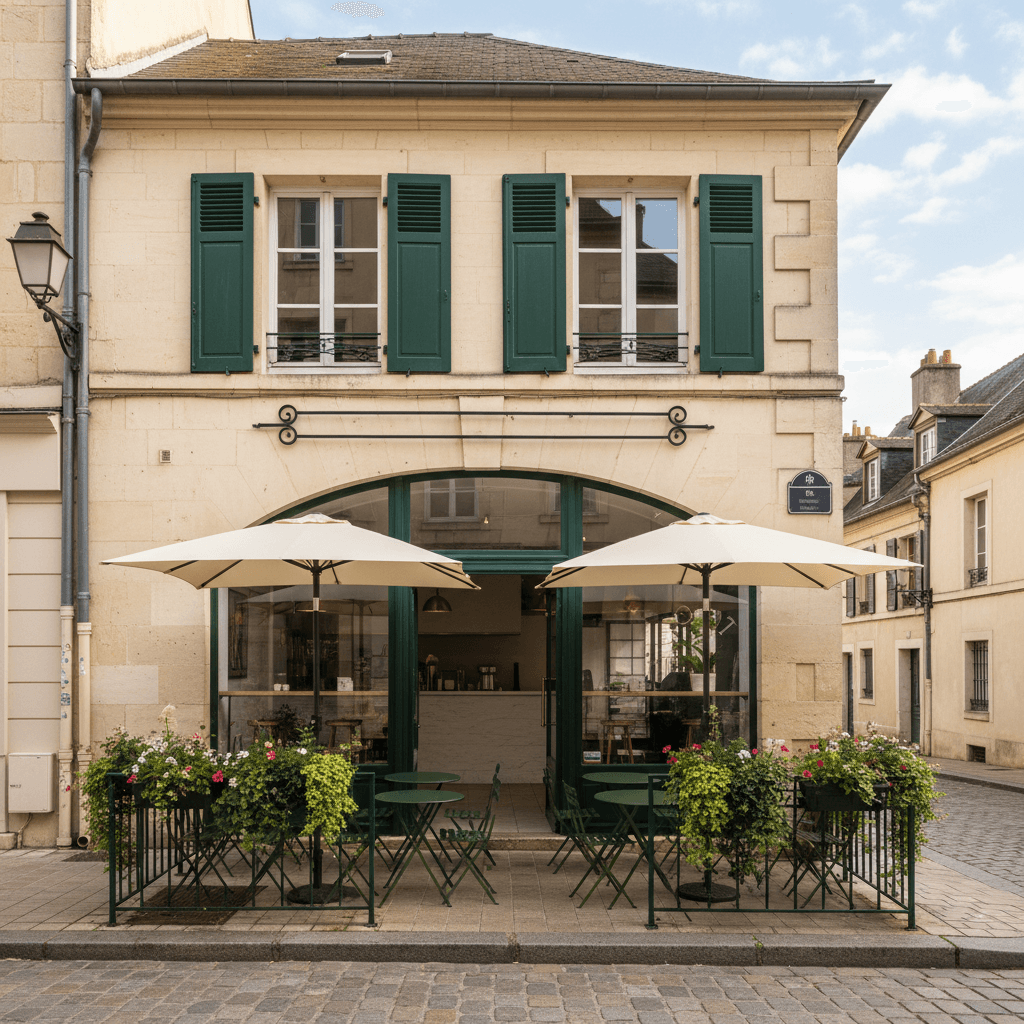 Fast-food 72m² à Nancy : terrasse - extraction