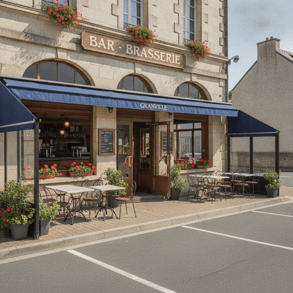 Bar-brasserie 500m² à Granville : terrasse - licence IV - Image 1