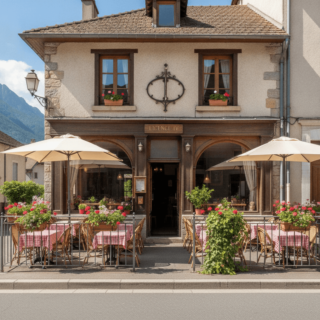 Restaurant à Frontenex : terrasse - licence IV - Image 1