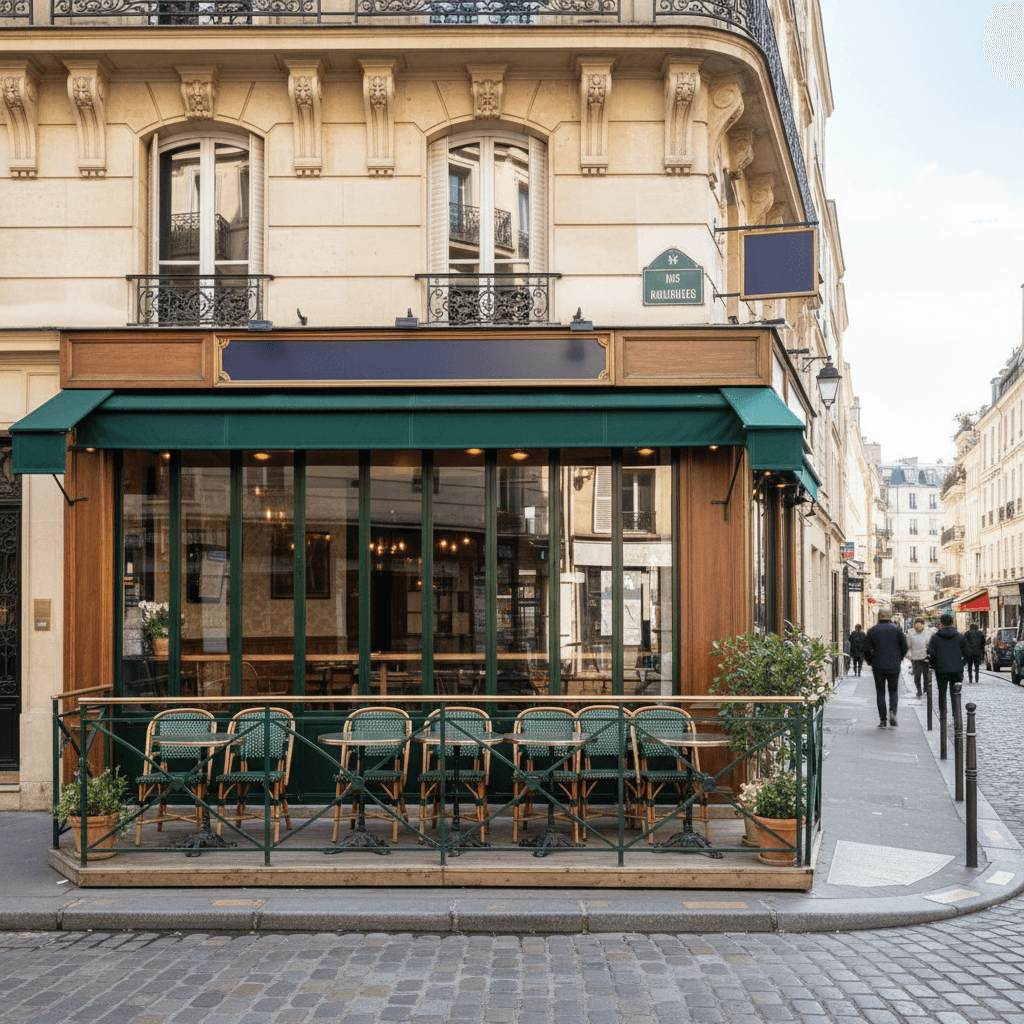 Restaurant 55 couverts à Paris : extraction en liquidation judiciaire