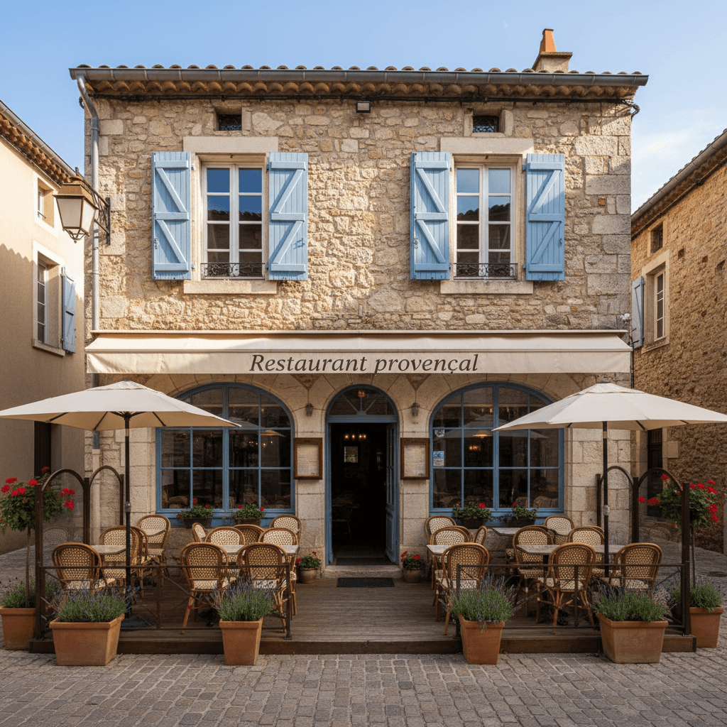 Restaurant 100m² à Fayence : terrasse - licence IV - Image 1