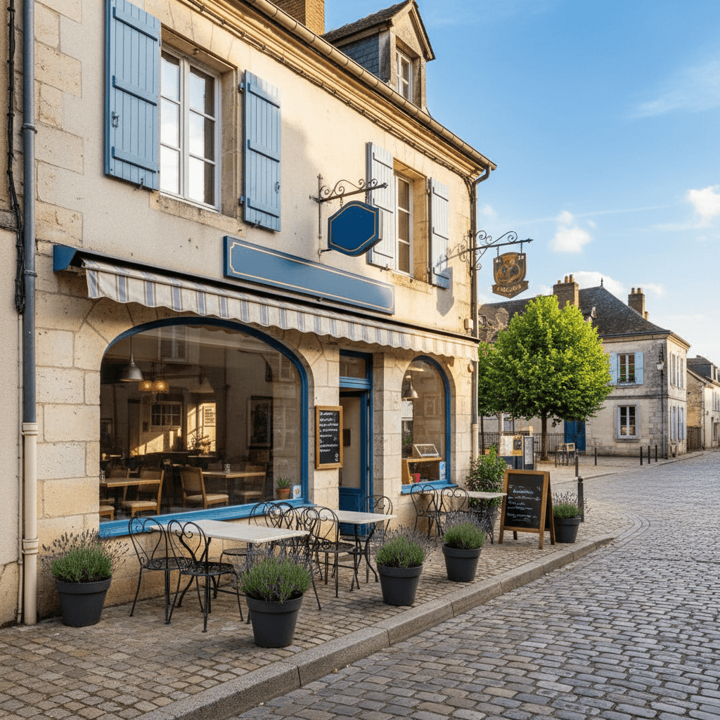 Restaurant 160m² à Is-Sur-Tille : terrasse - licence IV - Image 1