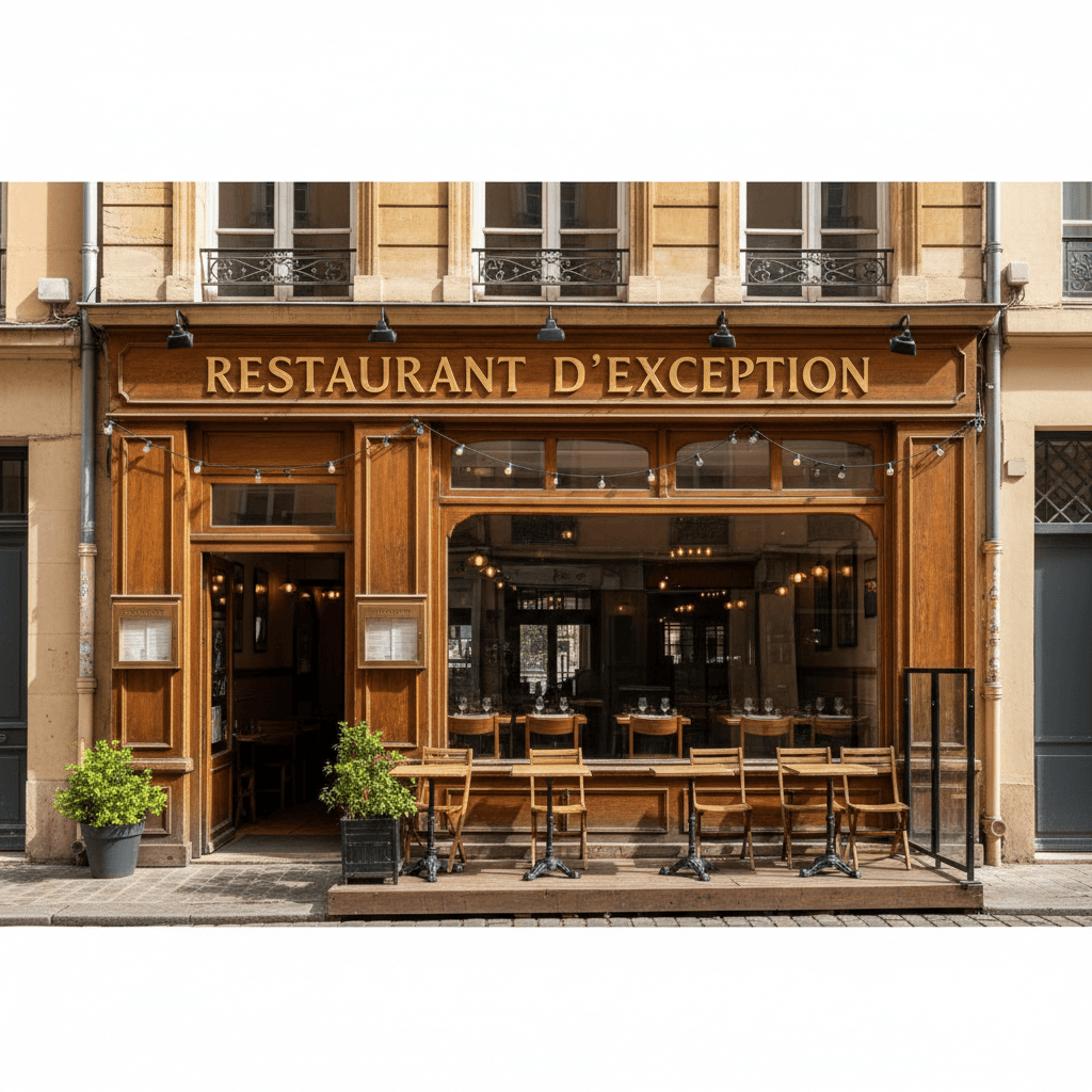 Restaurant 100m² à Lyon : terrasse - licence IV