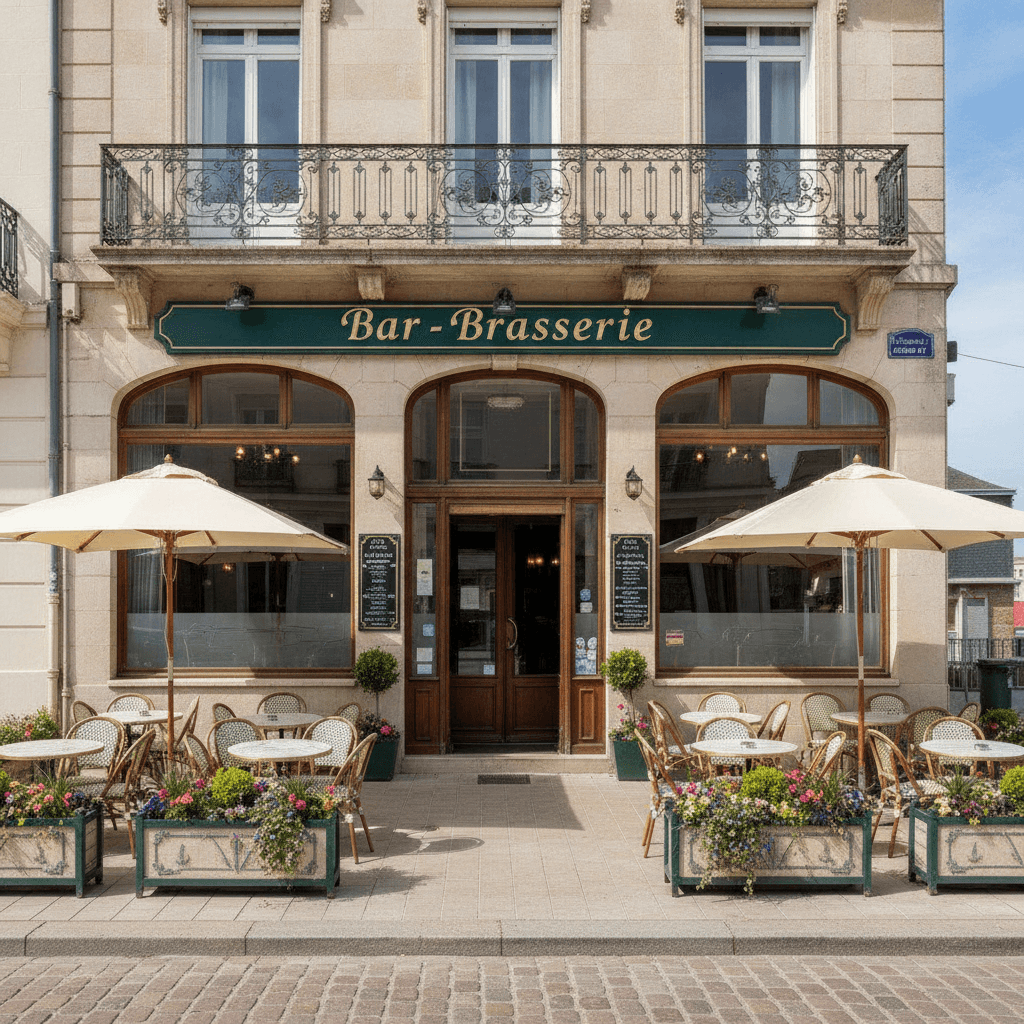 Bar-brasserie : terrasse - licence IV - Image 1