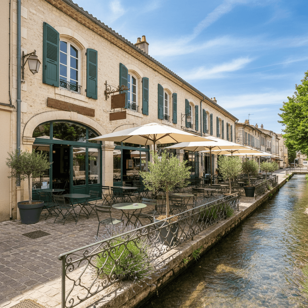 Bar-brasserie 60m² à L'Isle-Sur-La-Sorgue : terrasse - licence IV - Image 1