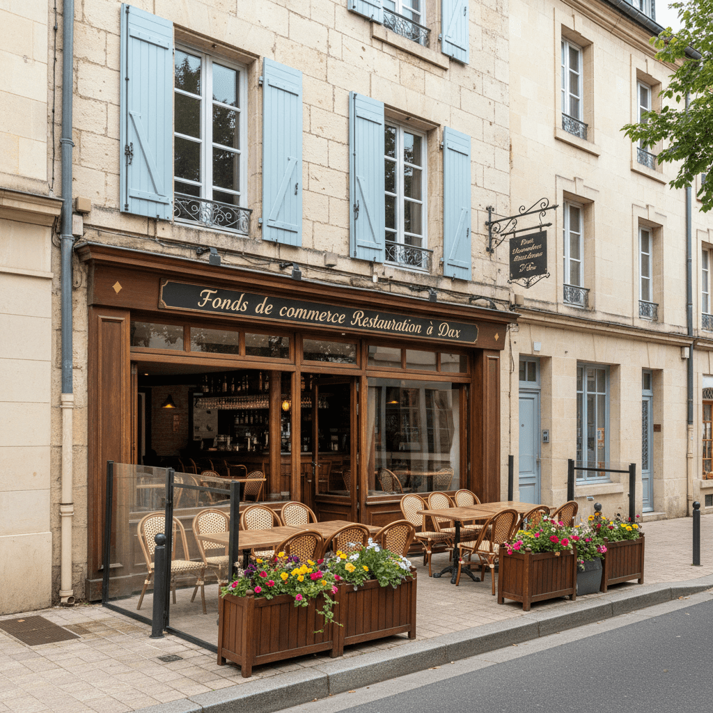 Restaurant 100m² à Dax : terrasse - licence IV - Image 1