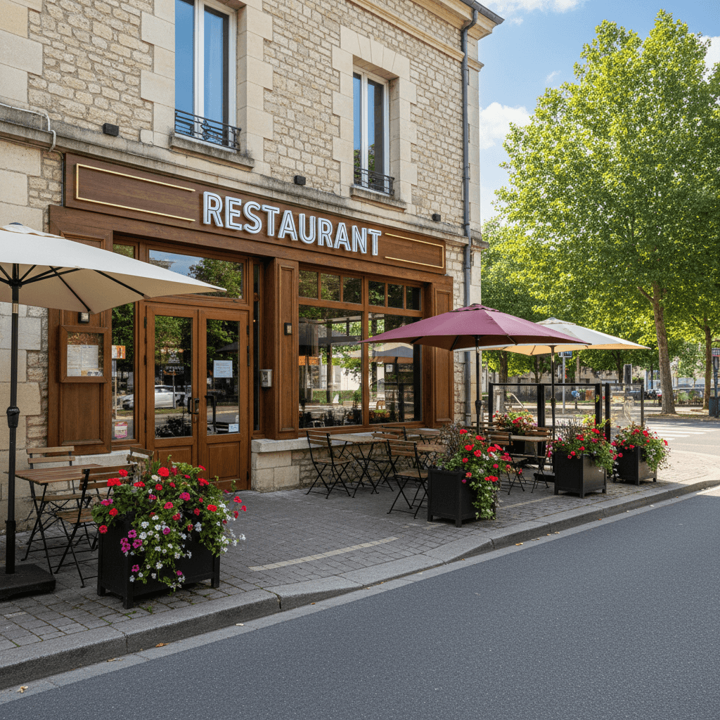 Fast-food 110m² à Saint-Herblain : terrasse - licence IV - Image 1