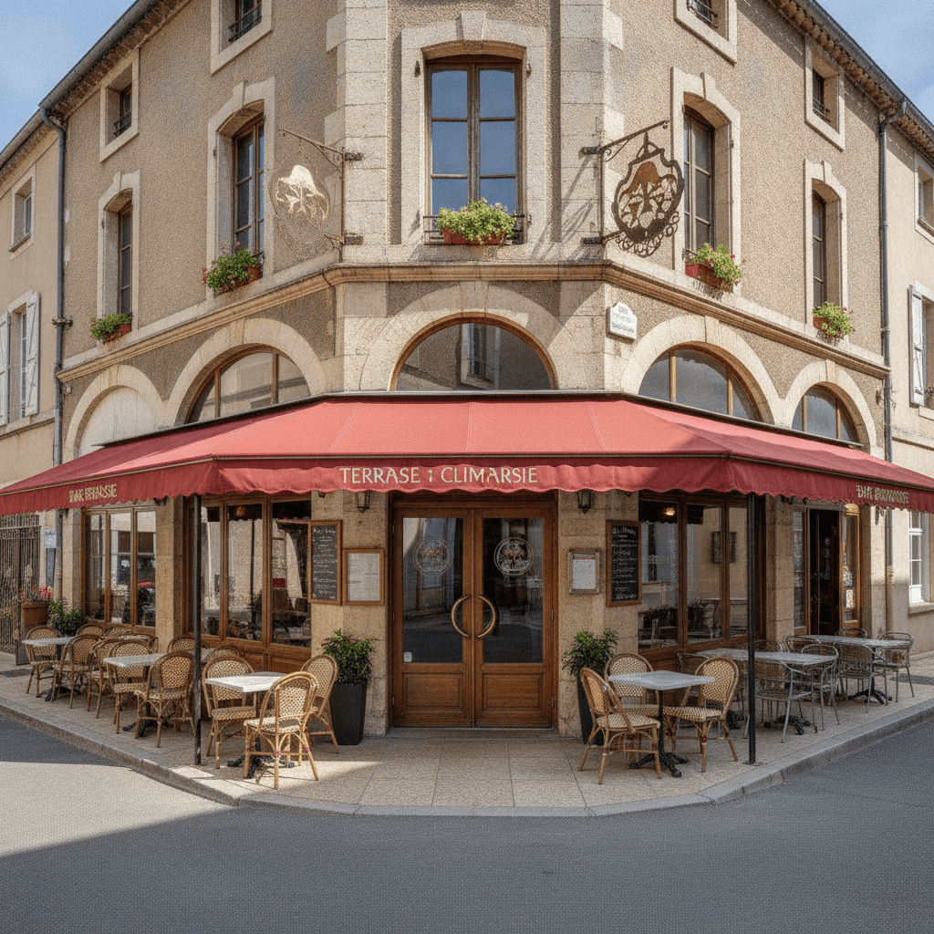 Bar-brasserie 200m² à Digne-Les-Bains : terrasse - licence IV - Image 1