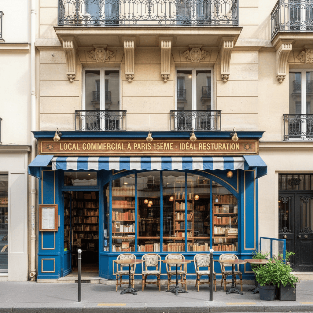 Local Commercial à Paris 15ème - Idéal Restauration - Image 1