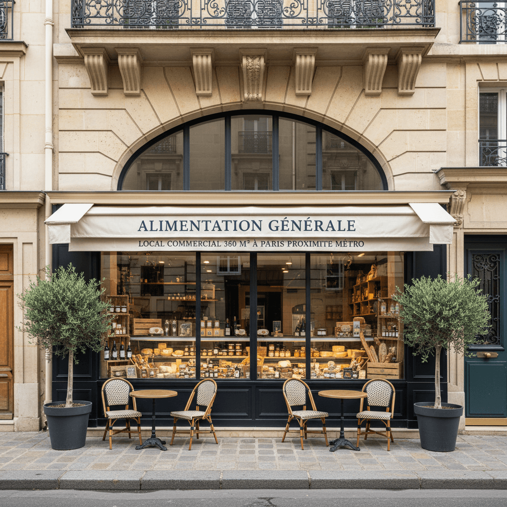 Local Commercial de 360 m² à Paris près du Métro - Image 1